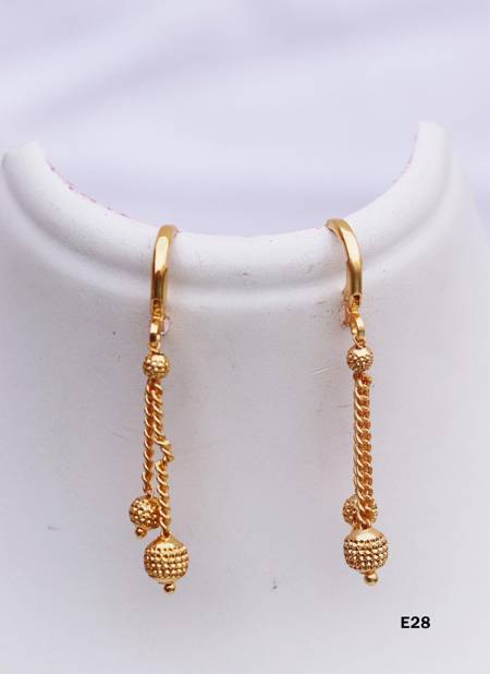 Exclusive Wear Golden Earrings Collection E28